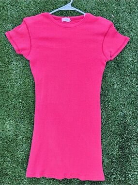 J. Crew Waffle Dress in red ❤️